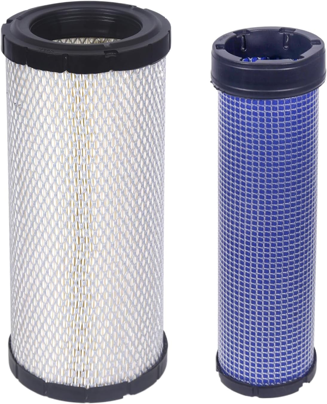 Air Filter Outer Inner Kit Compatible with Donaldson P822768 P822769, R1401-42270 R1401-42280, RE68048 RE68049, AF25553 AF25554, 6666333 6669547
