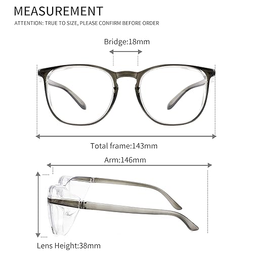 Miniatura 5 de Gafas de seguridad Alsenor anti niebla, gafas protectoras contra luz azul, anti-polvo,protección UV, armazón para hombres y mujeres