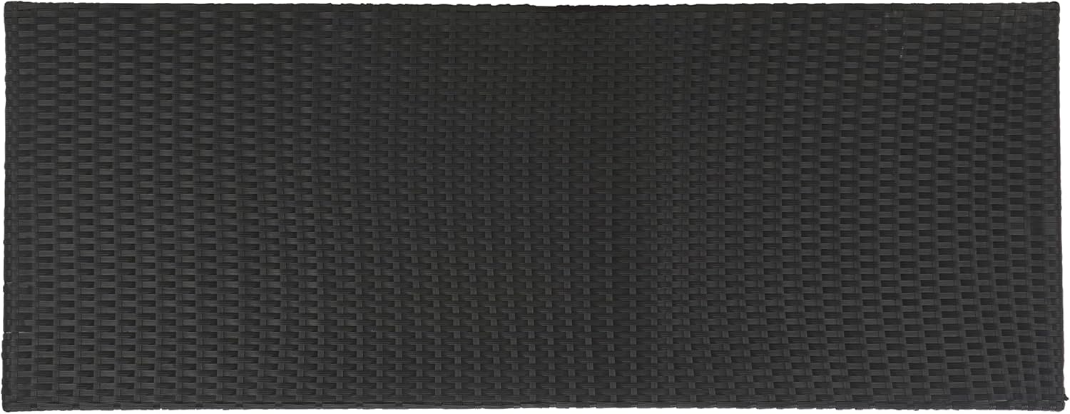 SAFAVIEH Outdoor Collection Cosima Black 53" 13 Gallon Outdoor Storage Box