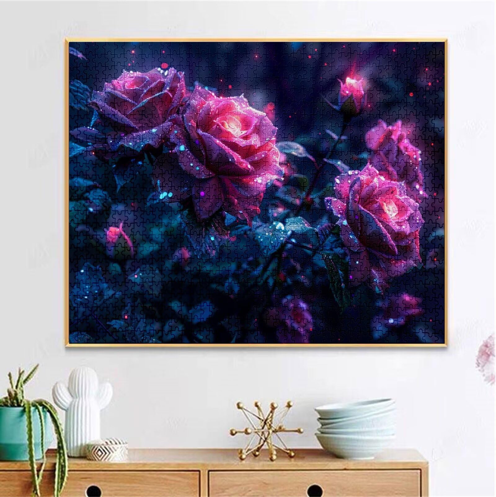 Puzzle 2000 Pezzi, 3 4 5 Anni Puzzle Viola 6 7 8 Anni Giochi Educativi Sostenibili Con Motivi Per Adulti Da Gioco in Legno Di Alta Qualità Jigsaw Rosa per Gioco Familiare, 2026 Regalo Natale H-6998