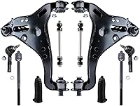 Vista 59 de Detroit Axle - Kit de suspensión delantera RWD de 10 piezas para Chevy GMC Silverado Sierra 1500 1999-2006, 2 brazos de control superior, 2 rótulas