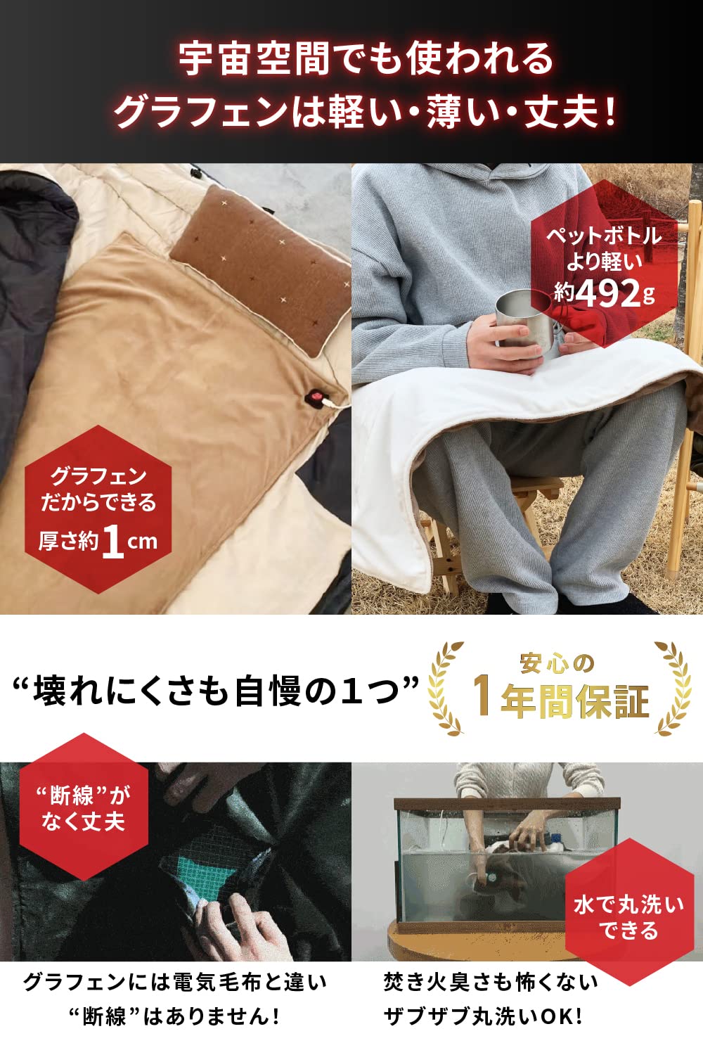 Amazon | 【奇跡の素材使用！】電気毛布 膝掛け 電気毛布 usb 電気