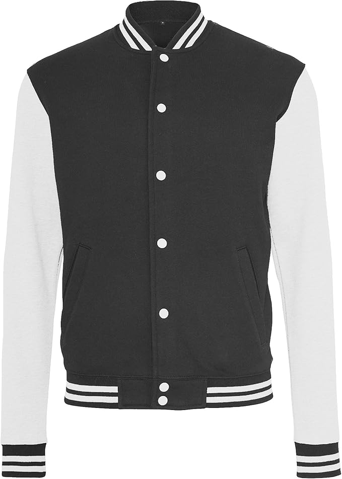 Amazon ビルド ユア ブランド Build Your Brand メンズ スタジャン バーシティジャケット コート ジャケット 通販