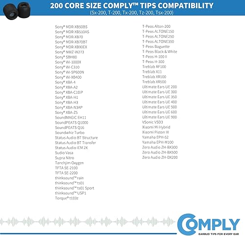 Miniatura 9 de Almohadilla para audífono de espuma premium Comply, para profesionales del deporte por Jaybird 200 L