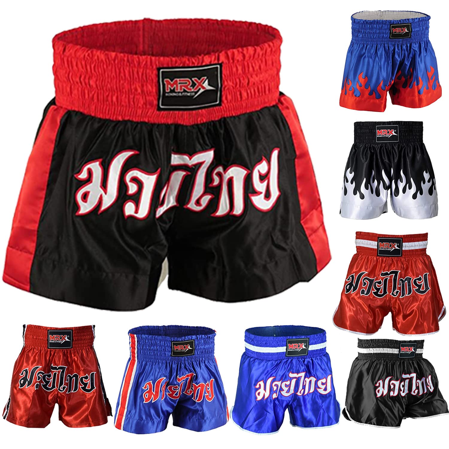 MRX Boxing Shorts for Men Training Fighting Muay Thai Shorts Boxing MMA BJJ Short Kickboxing Trunks Clothing