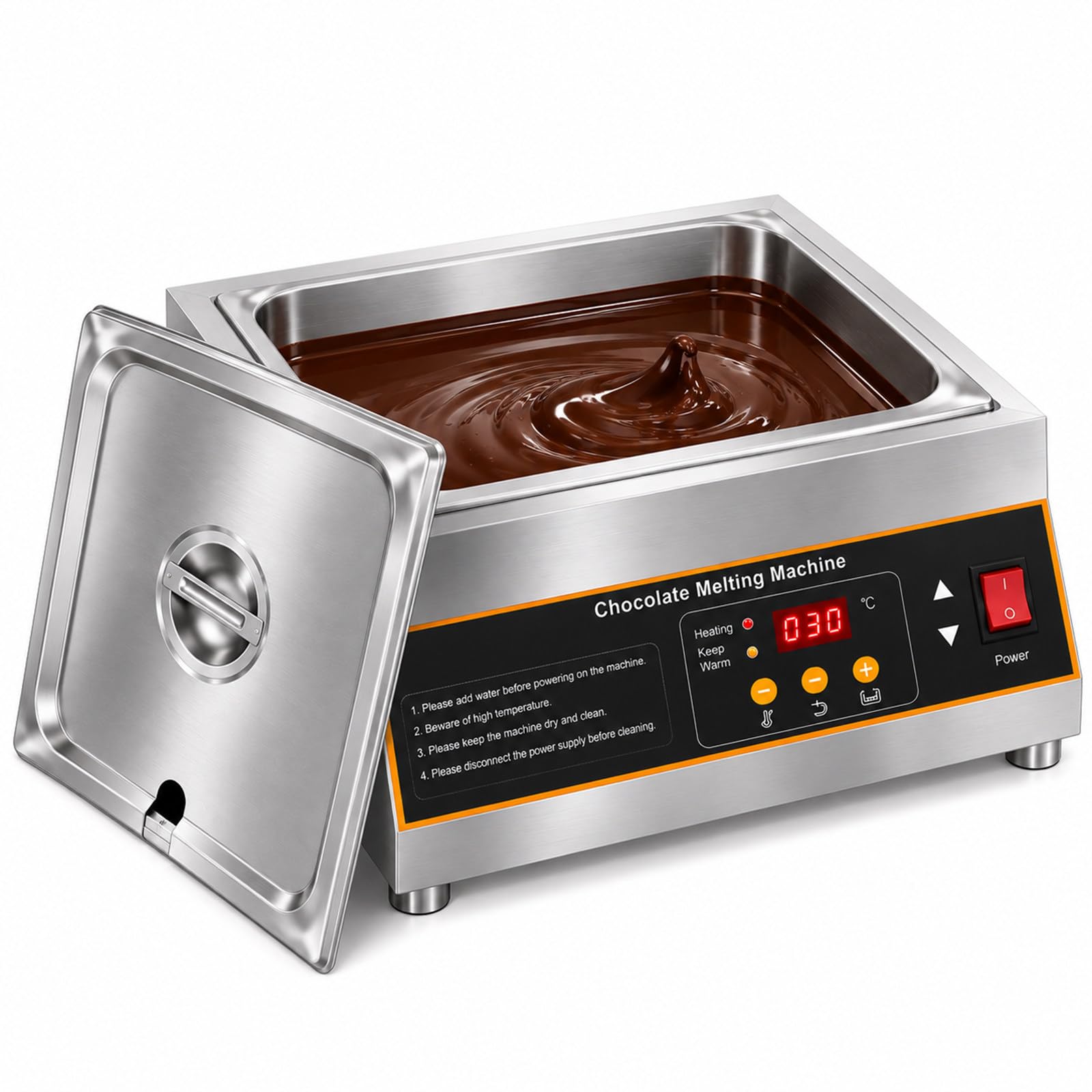 Macchina per Temperare Il Cioccolato, Fondente Elettrico 1-Tank