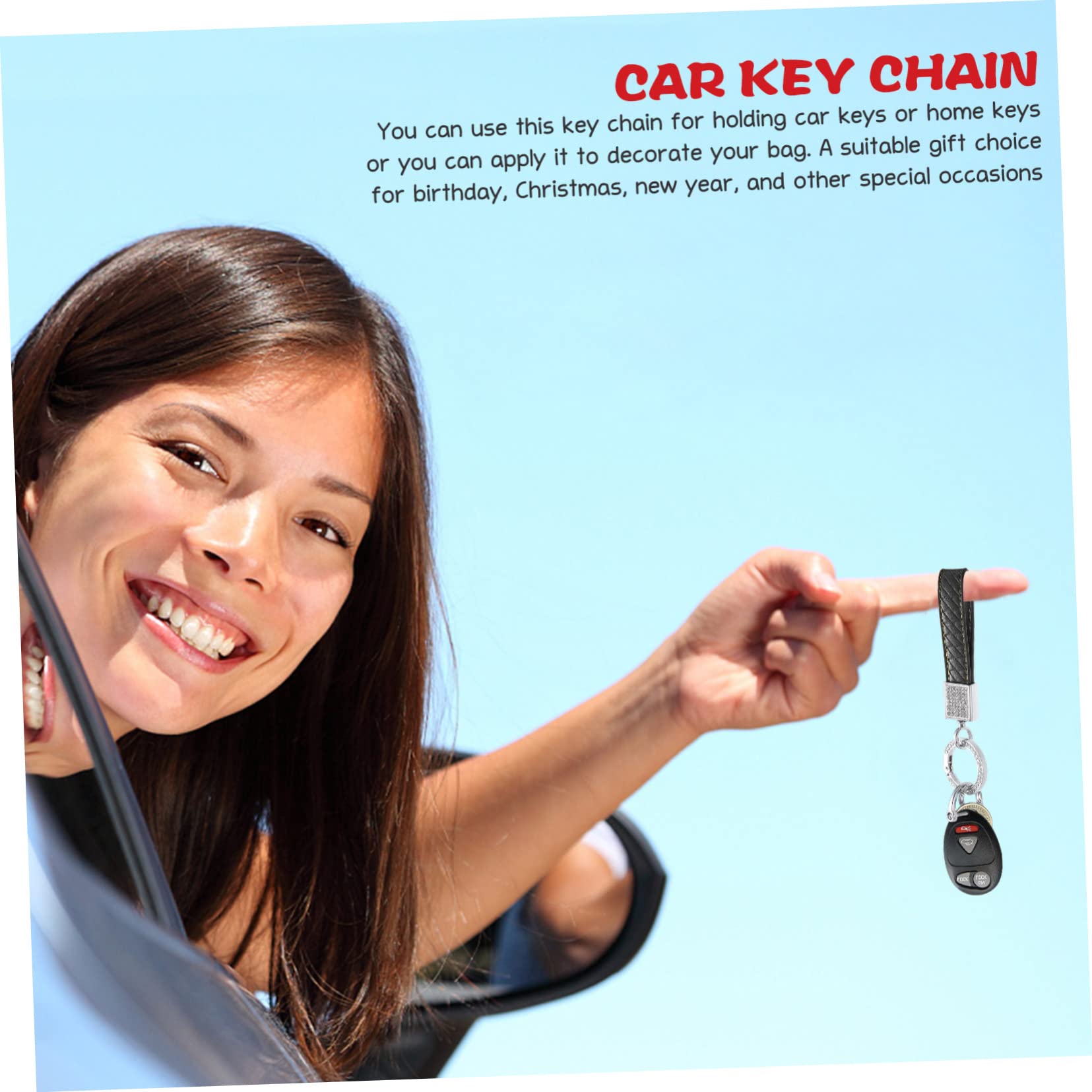 Catena Chiave Dell'Automobile Accessori Per Auto Per Le Donne Cordini Per Le Chiavi Mens Cordino Glitter Portachiavi Con Strass Chiave Cordino Fasce Da Polso Per Le Donne Della