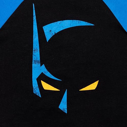 Miniatura 8 de DC Comics Paquete de 2 camisetas gráficas de Batman de la Liga de la Justicia, Gris Azul