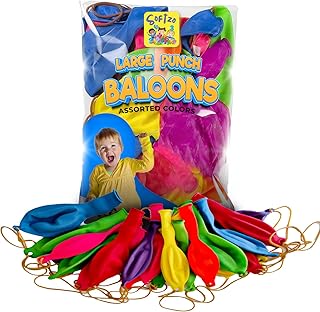 30 PCS Large Punch Balloons for Kids Party - Vibrant Party Balloon for Kid, 12 Inch Giant Ballons, Durable Baloons for Kid Birthday Celebrations, Big Balloon Playtime