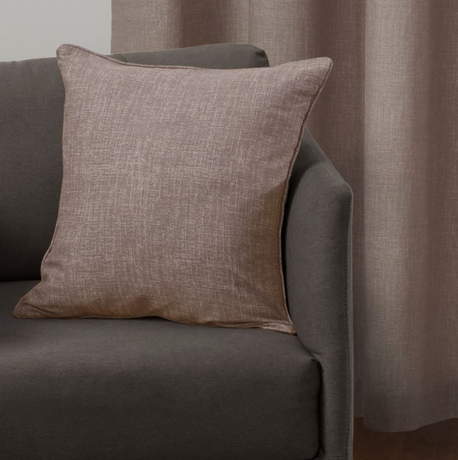 Sleepdown Textured Print Filled Cushion 45cm x 45cm Natural, 5056242839378