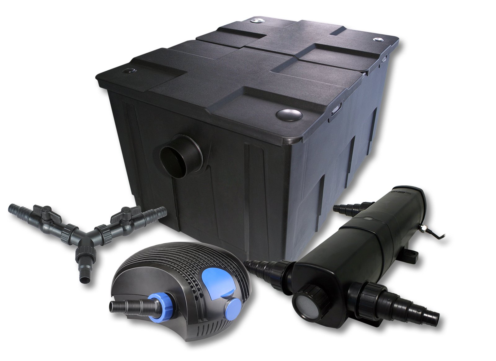 SunSun filtro para 60000l Estanque con 18W clarificador 100W ECO Bomba jardin