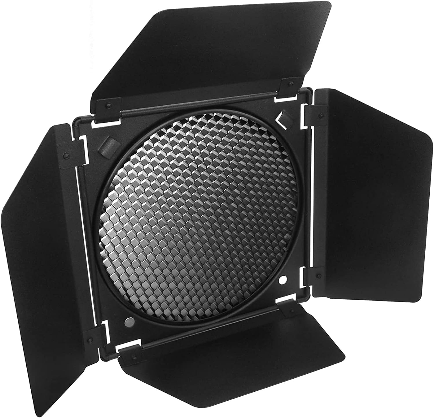 GODOX BD-07 Barn Door With Detachable Honeycomb Grid And 4 Color Gel