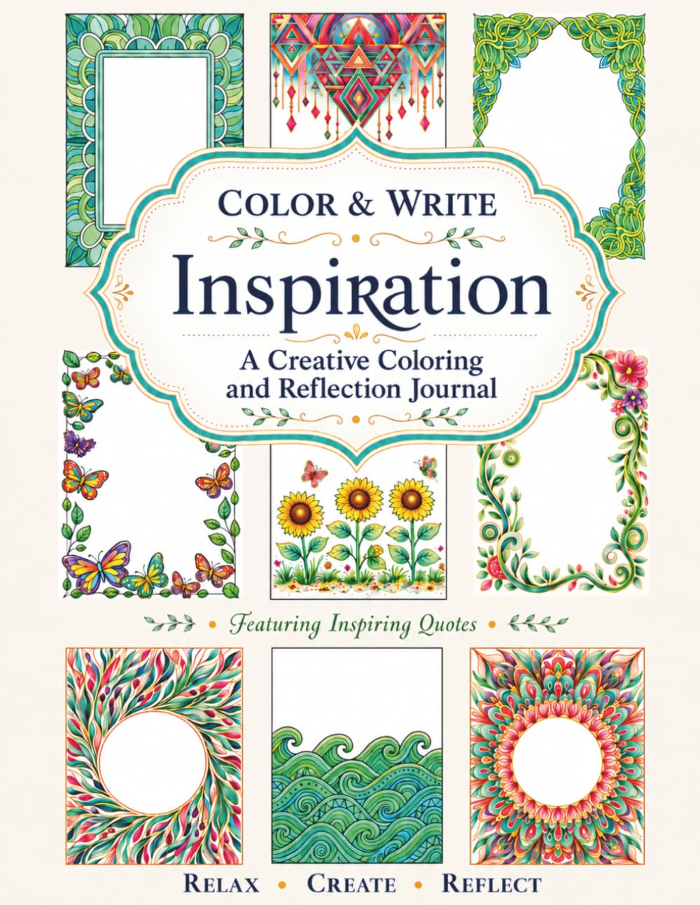 Color & Write Inspiration: A Creative Coloring and Reflection Journal