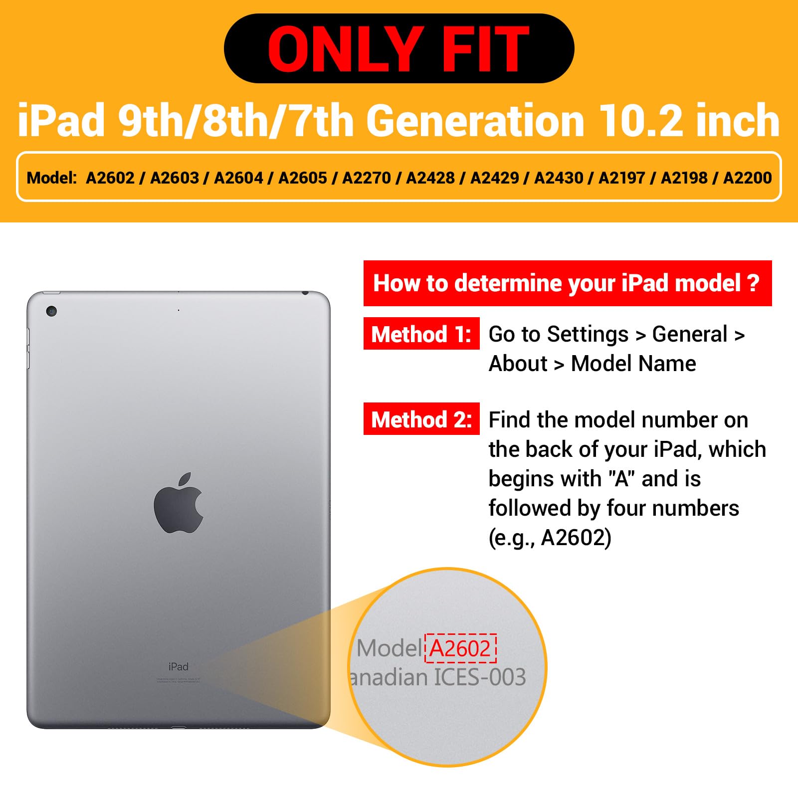 SEYAC Custodia per iPad 10a generazione 2022, custodia per iPad 10,9