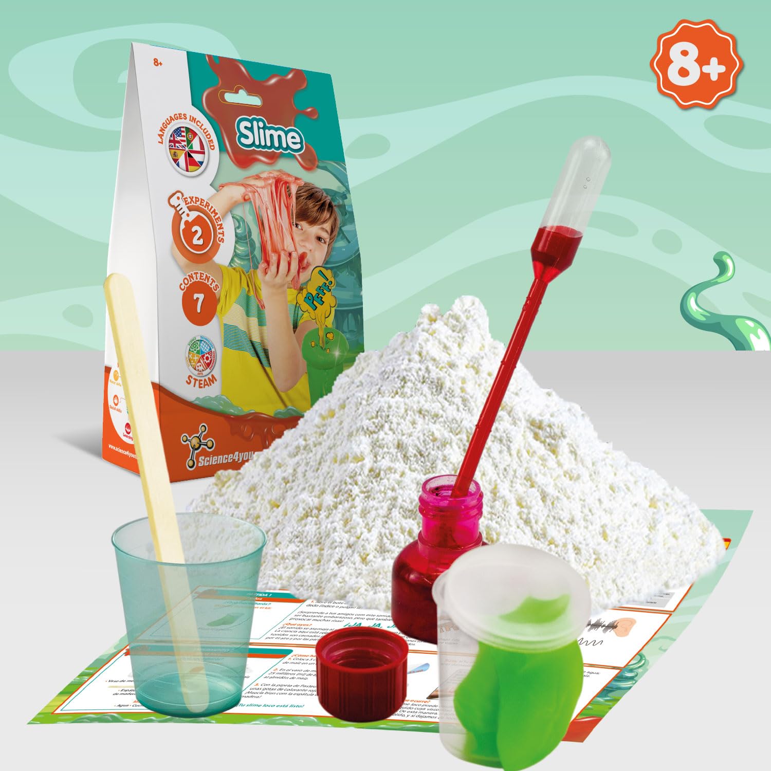 Science4you Slime Kit for Kids Age 8+, Squishy Making Kit, Butter and Fluffy Slime - Image 2