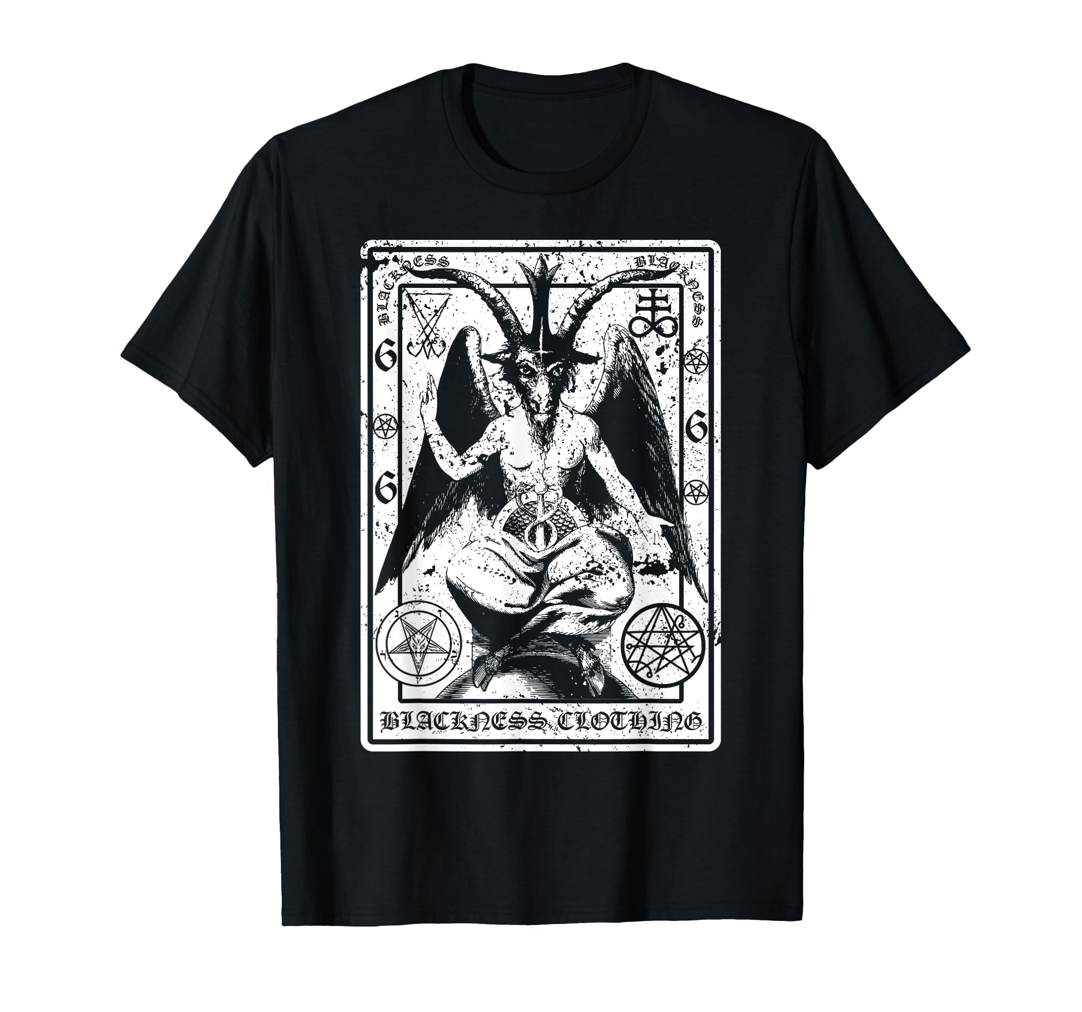 Baphomet Shirt | Satanic Dark Art Evil 666 T-Shirt | Luzifer T-Shirt