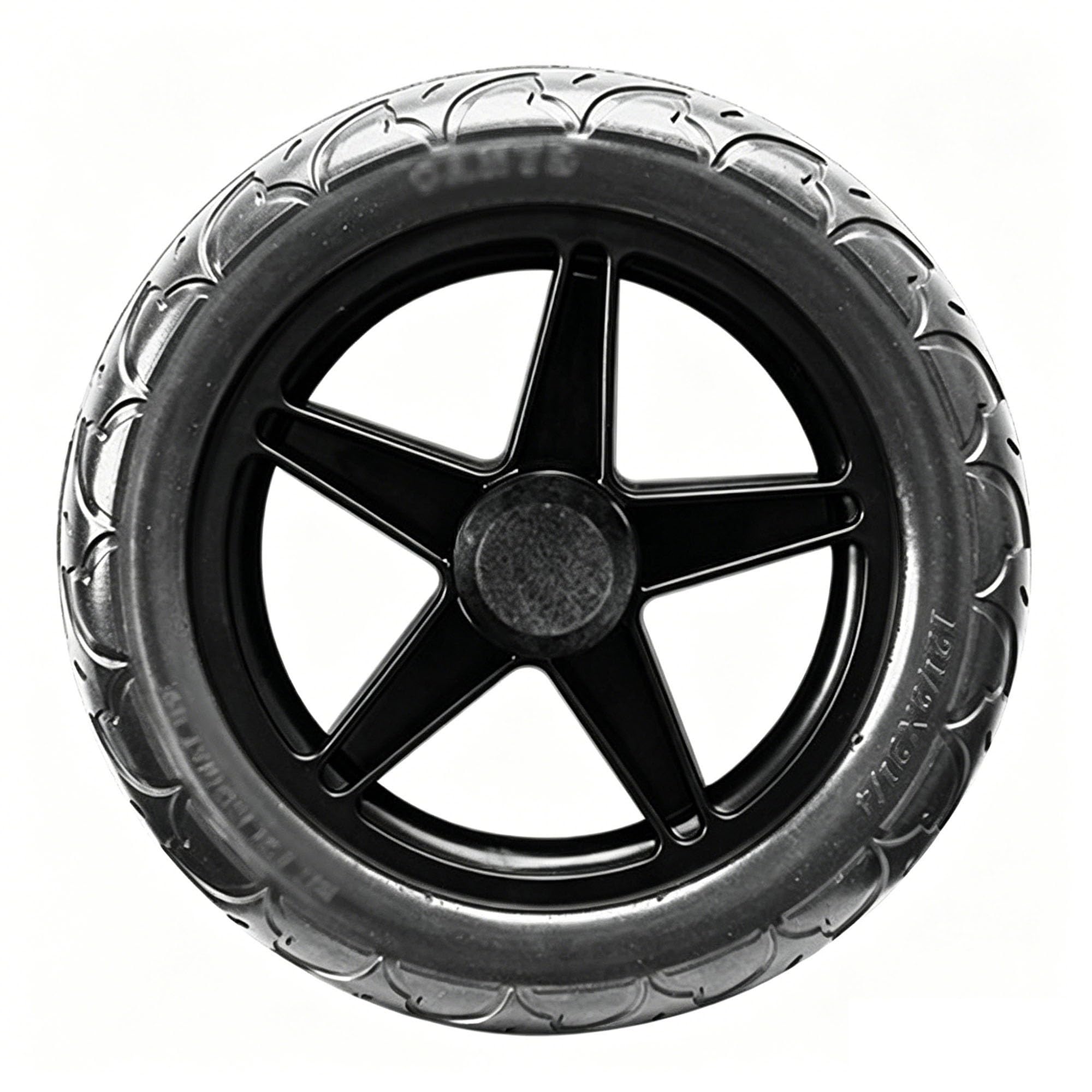 Genterun B Manual Wheelchair Front Wheels, Rubber Wheels(B)