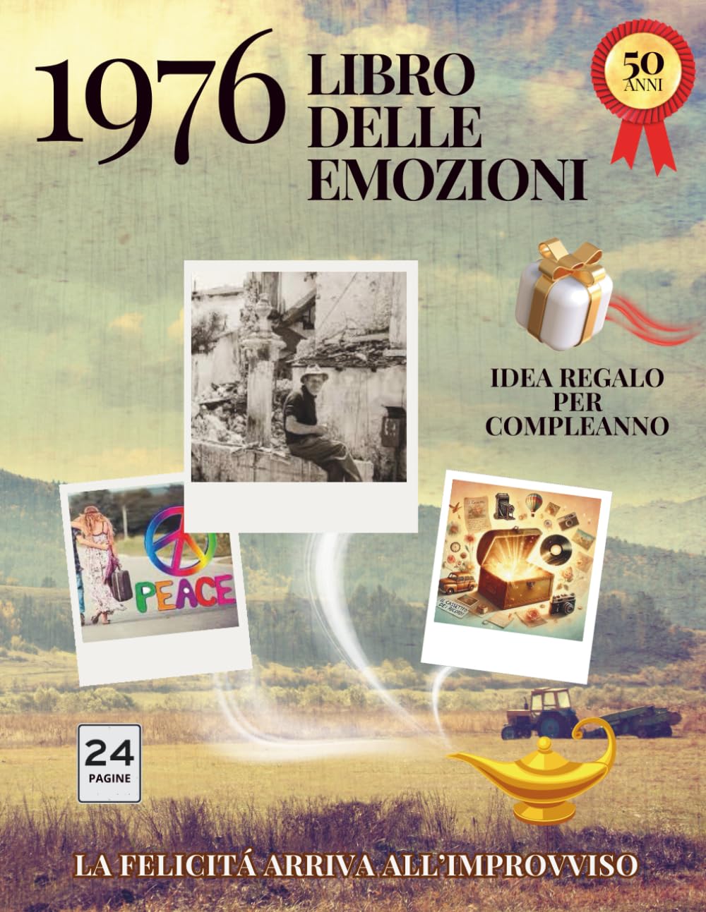 50 Anni – Il Libro delle Emozioni: Ricordi, vita vissuta e pagine da scrivere Idea regalo originale per compleanno, memoria e nostalgia