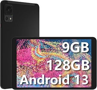 DOOGEE T20 Mini Tablet 8.4 inch, 2.3K Tablet 9GB(4+5) RAM, 128GB ROM 1TB TF, 5060mAh Akku, 1.6 GHz 8 Core Android Tablet, 13 MP + 5 MP Camera, Android 13, TÜV & 2.4/5GHz & GPS Tablet, Black