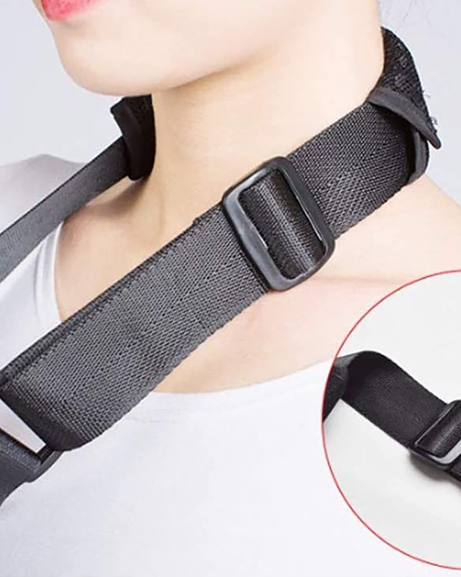 Soporte universal para brazo, correa triangular, bufanda, clavícula, eslinga para muñeca, estabilizador inmovilizador ajustable para fracturas rotas