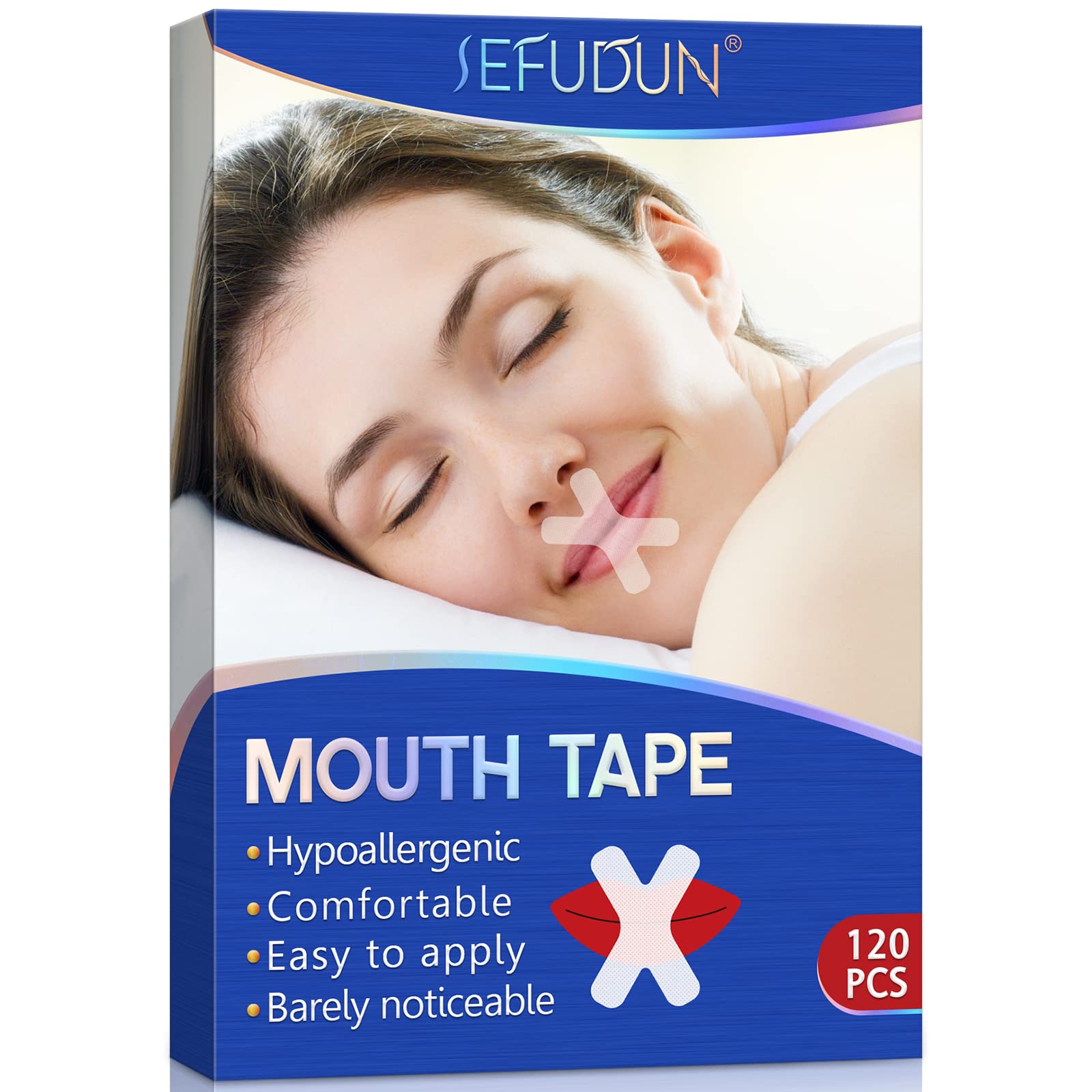 120 PCS Mouth Tape for Sleeping, Improve Bad Habits Such As Snoring, Sleep Talk, Drooling, Etc 120 PCS Mouth Tape for Sleeping, Improve Bad Habits Such As Snoring, Sleep Talk, Drooling, Etc