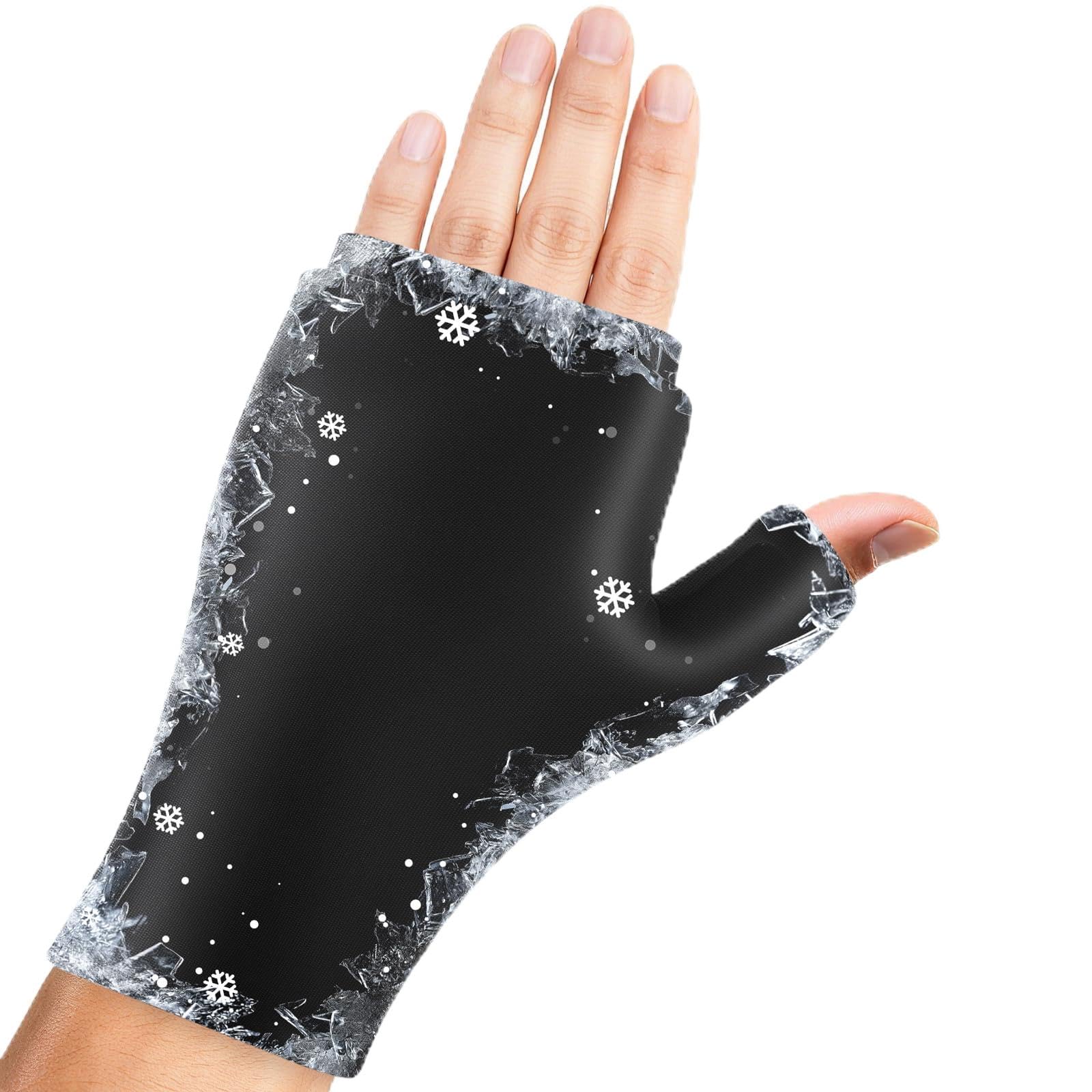 Xiuxhae 1(M Size) Gel Kühlhandschuhe für kalt warm kompresse | Coolpack Handschuh für Verstauchungen, Schwellungen und Handgelenken, Kühlmanschette Hand Chemotherapie für arthritis