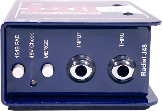 Radial J48 MK2 48V Phantom Power Active Direct Box