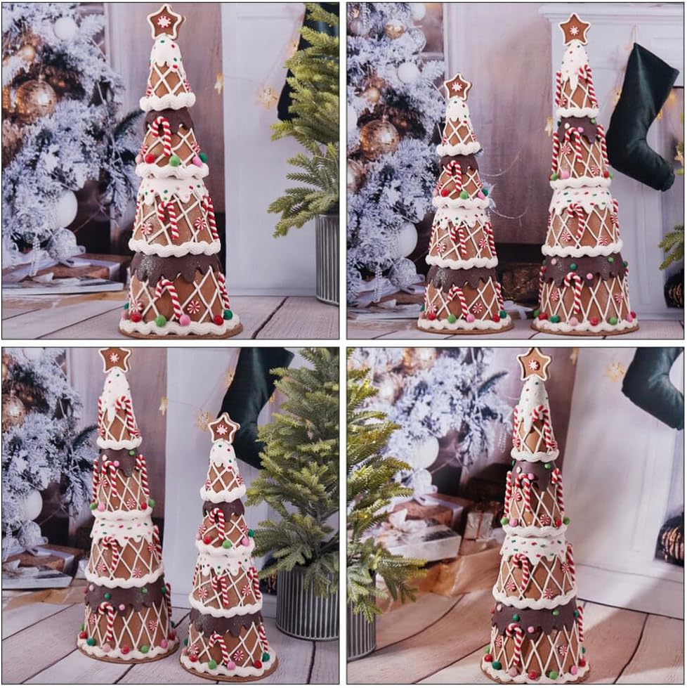 Baluue Christmas Decoration Ornaments Christmas Decorative Xmas Trees Party Desktop Embellishments Chirtmas Suite PVC Indoor 3D