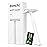 ZOMCHI Double Edge Safety Razor for Men & Women, Metal Razor with 5 Double Edge Safety Razor Blades, Single Blade Razor - White