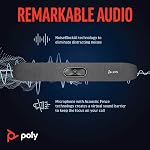 Poly Studio R30 4K Video Conferencing Bar (Plantronics) – Camera, Mic, & Speaker for Small Rooms – Automatic Camera Framing – Noise Reduction Technology – Works w/Teams, Google, Zoom –Amazon Exclusive