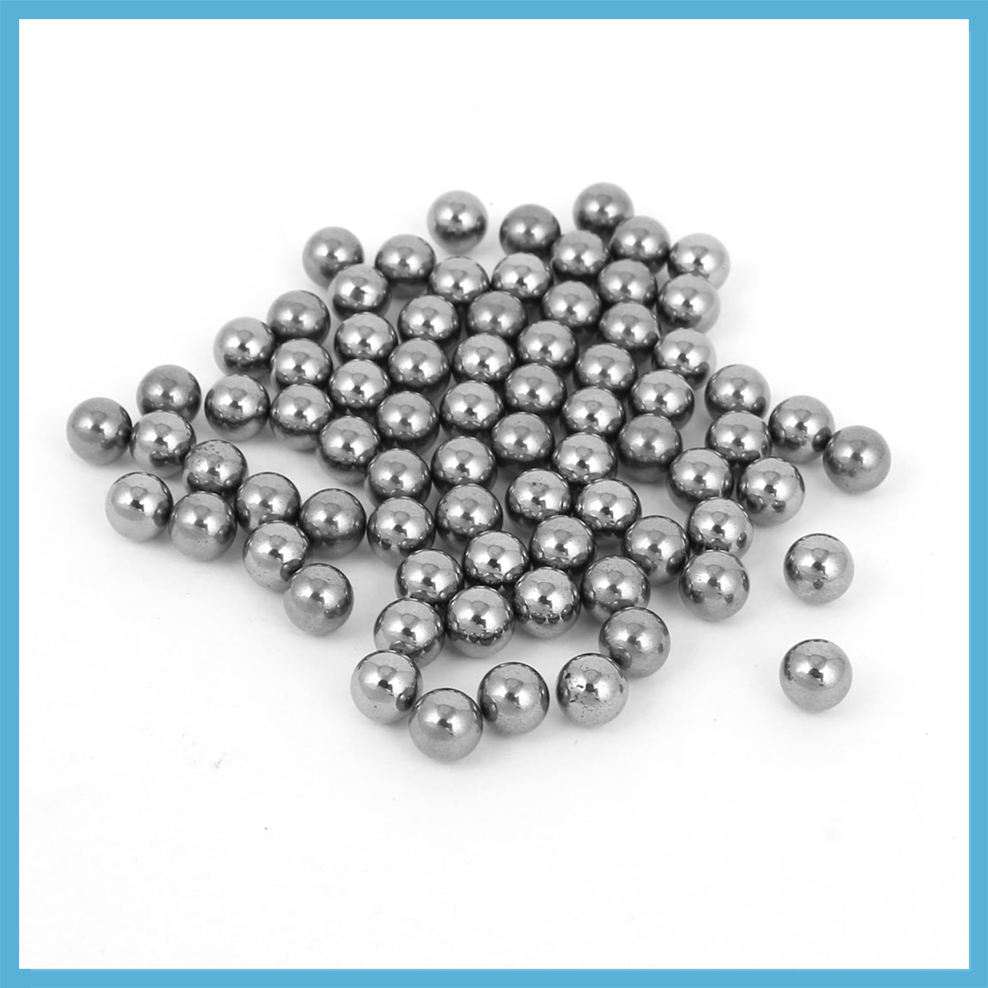 100 Pezzi 6 mm Sfere in Acciaio Inossidabile per Bicicletta Parte Tono Argento Prodotto Durevole
