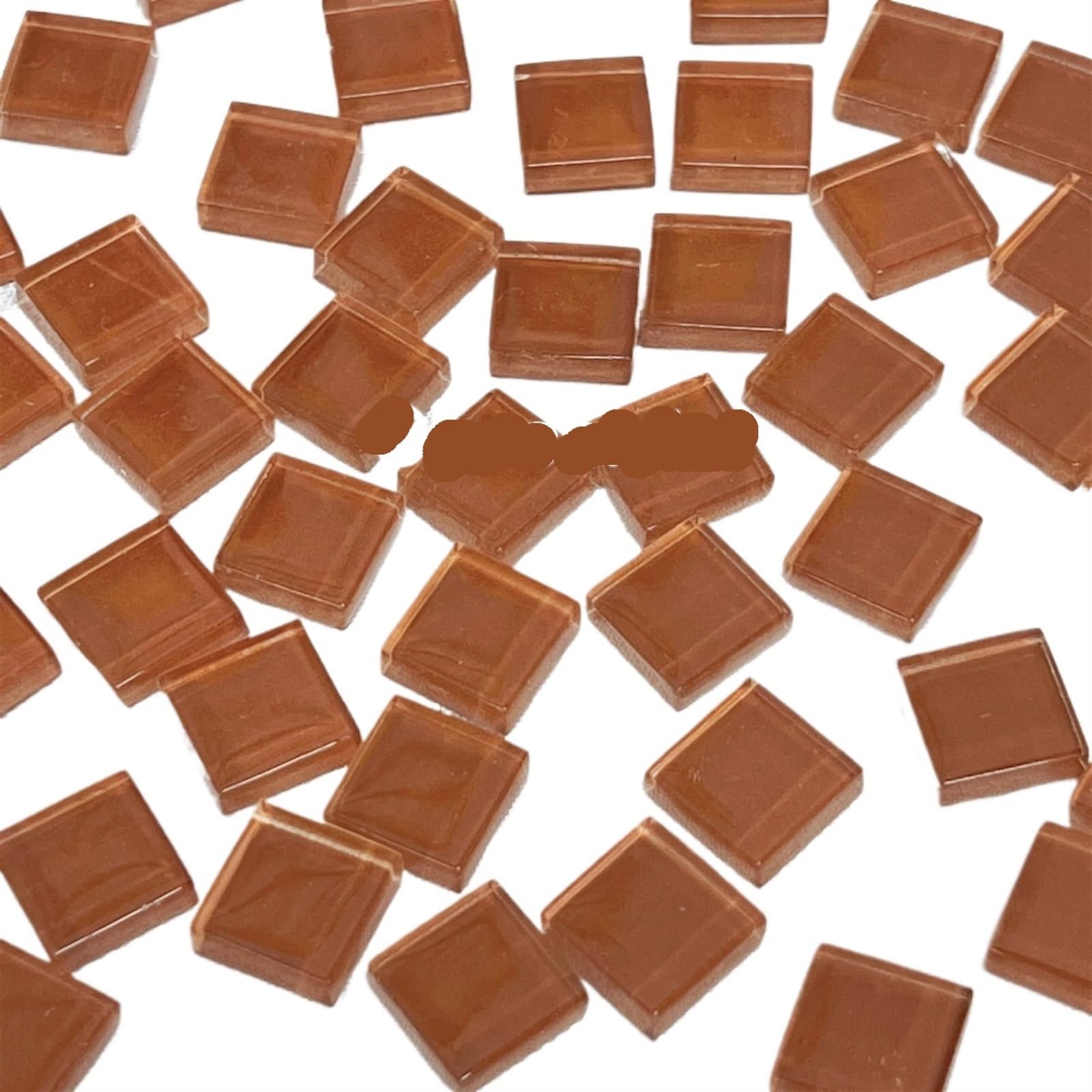 Ceramics Mosaic Tiles 50 Pcs Multicolor Glass 1cm x(Chocolate)