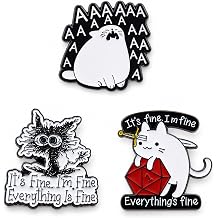 3 Piece Pin Set Enamel Pin Brooch Pins Lapel Pins Funny Pins Funny Pins for Bags Bags Everyday Work School Parties