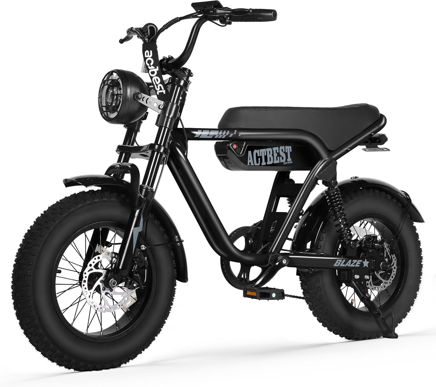 20″/16″ Electrical Bike,Peak 1500W/1200W, 48V 15.6Ah/10.4Ah Fats Tire All-Terrain Electrical Bike,Full Suspension,UL2849 Electrical Grime Bike for Adults on Mountains/Snow/Sandy