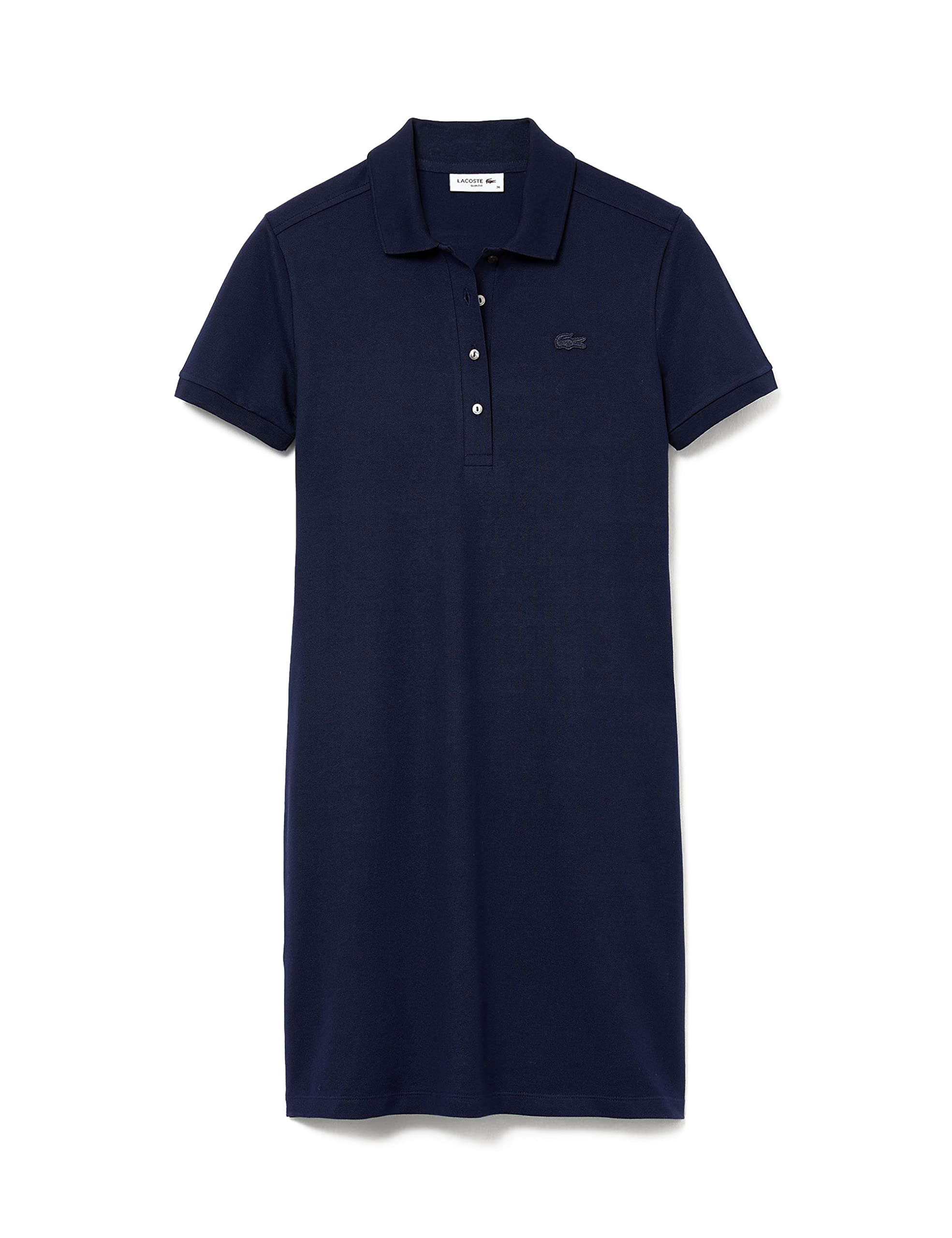 Lacoste Mujer Ef5473 Vestido Not Applicable, Azul (Marine 166), 38