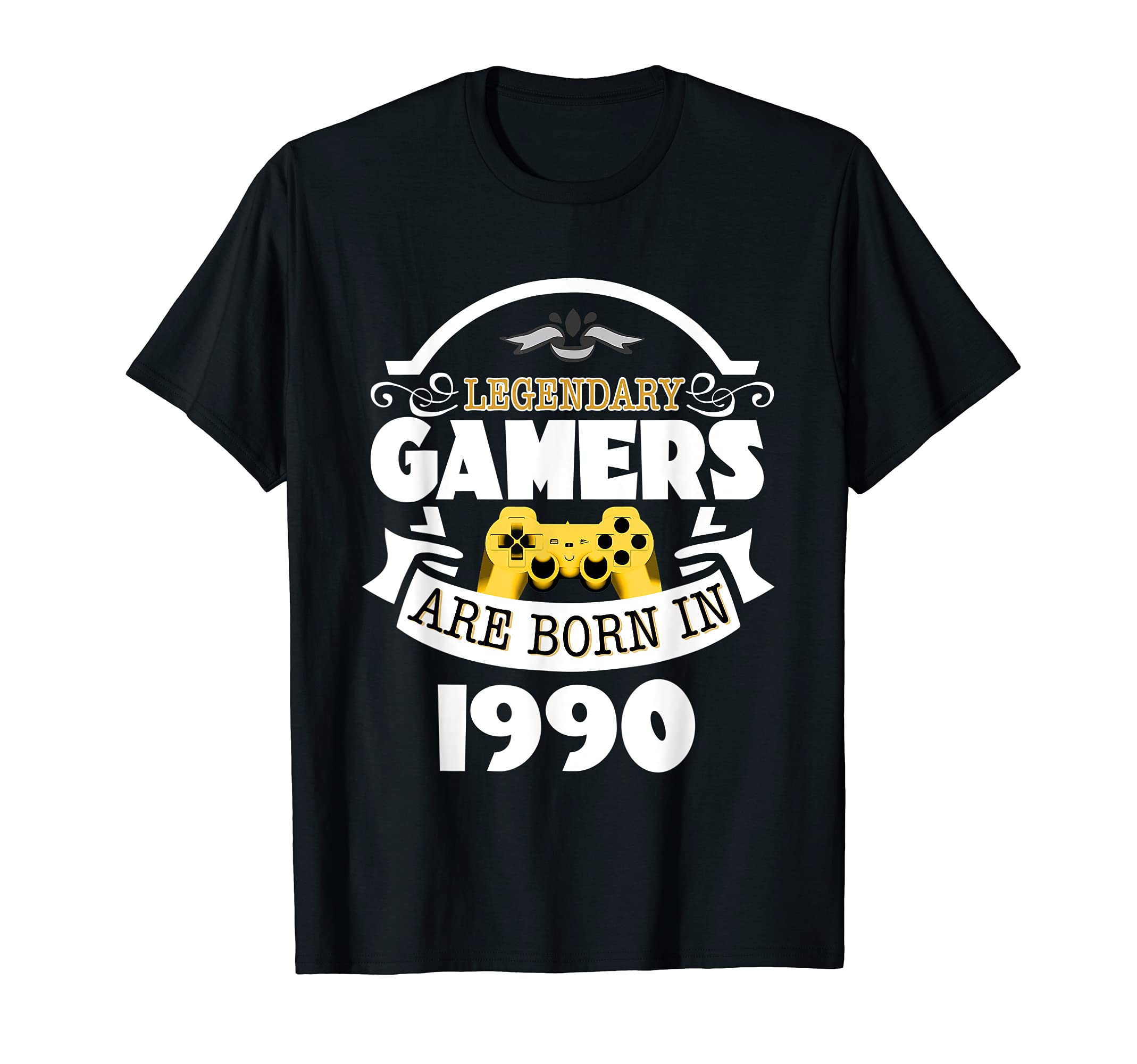 Video Game T Shirt Legendary Gamers 27th Birthday Tee 1990