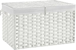 Woven Wonder: 180L Wicker Storage Trunk for Timeless Storage