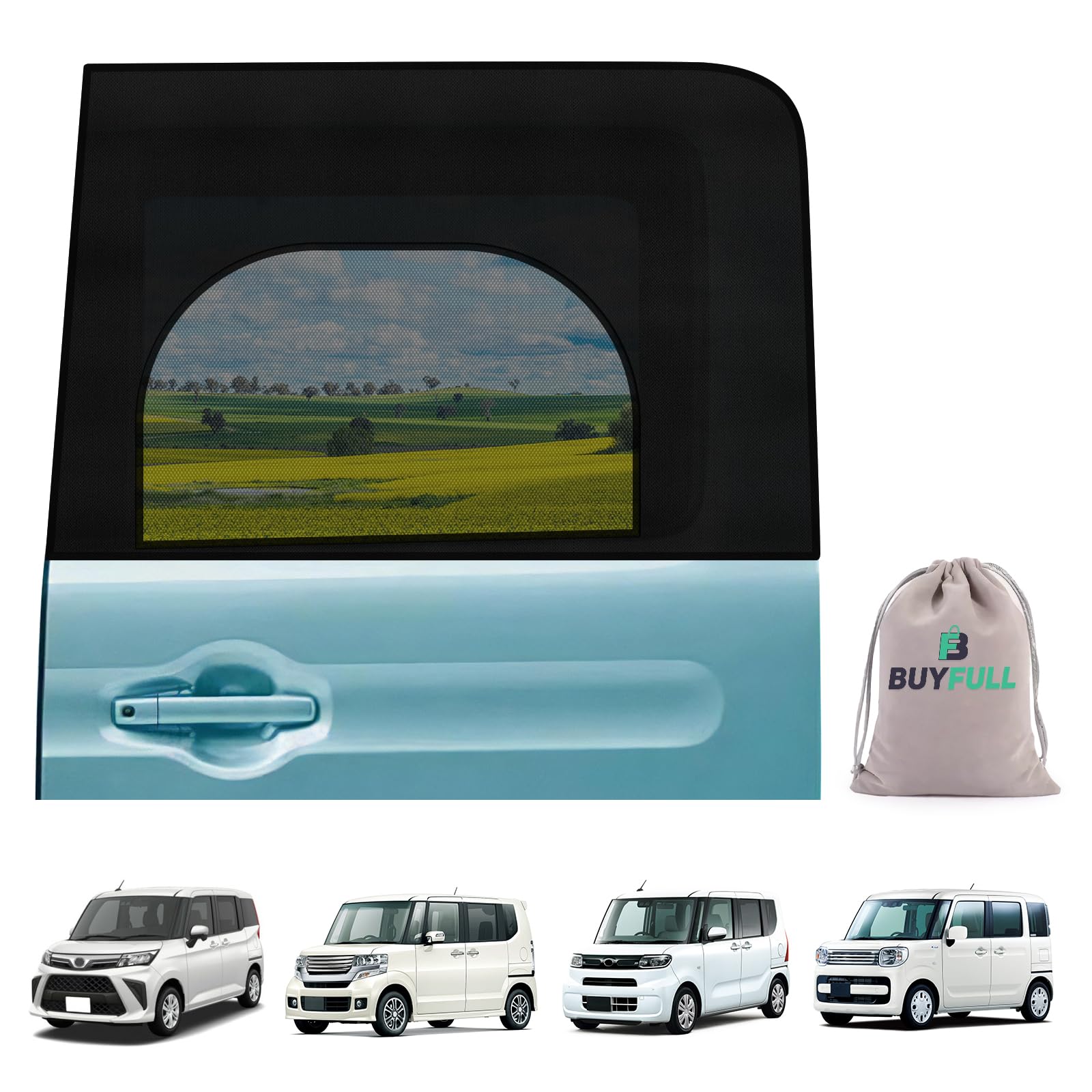 Amazon.co.jp: BUYFULL 車用網戸 ウインドーネット 車 防虫