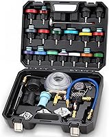 Vista 1 de FOUR UNCLES Probador de presión de radiador y refrigerante y kit de recarga al vacío - Probador de fugas y rellenador del sistema de refrigeración