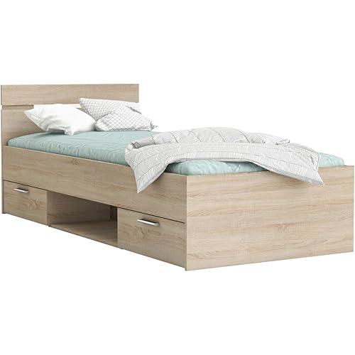 Demeyere 471720 Michigan Cama 90 x 200 cm 2 cajones/1 ...