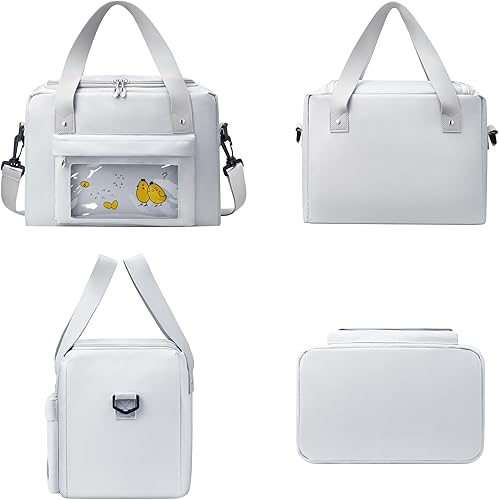 Miniatura 6 de FeichiCase Bolsa de almuerzo aislada para mujeres y hombres, bolsas de almuerzo reutilizables, a prueba de fugas, bolsa térmica para alimentos, para