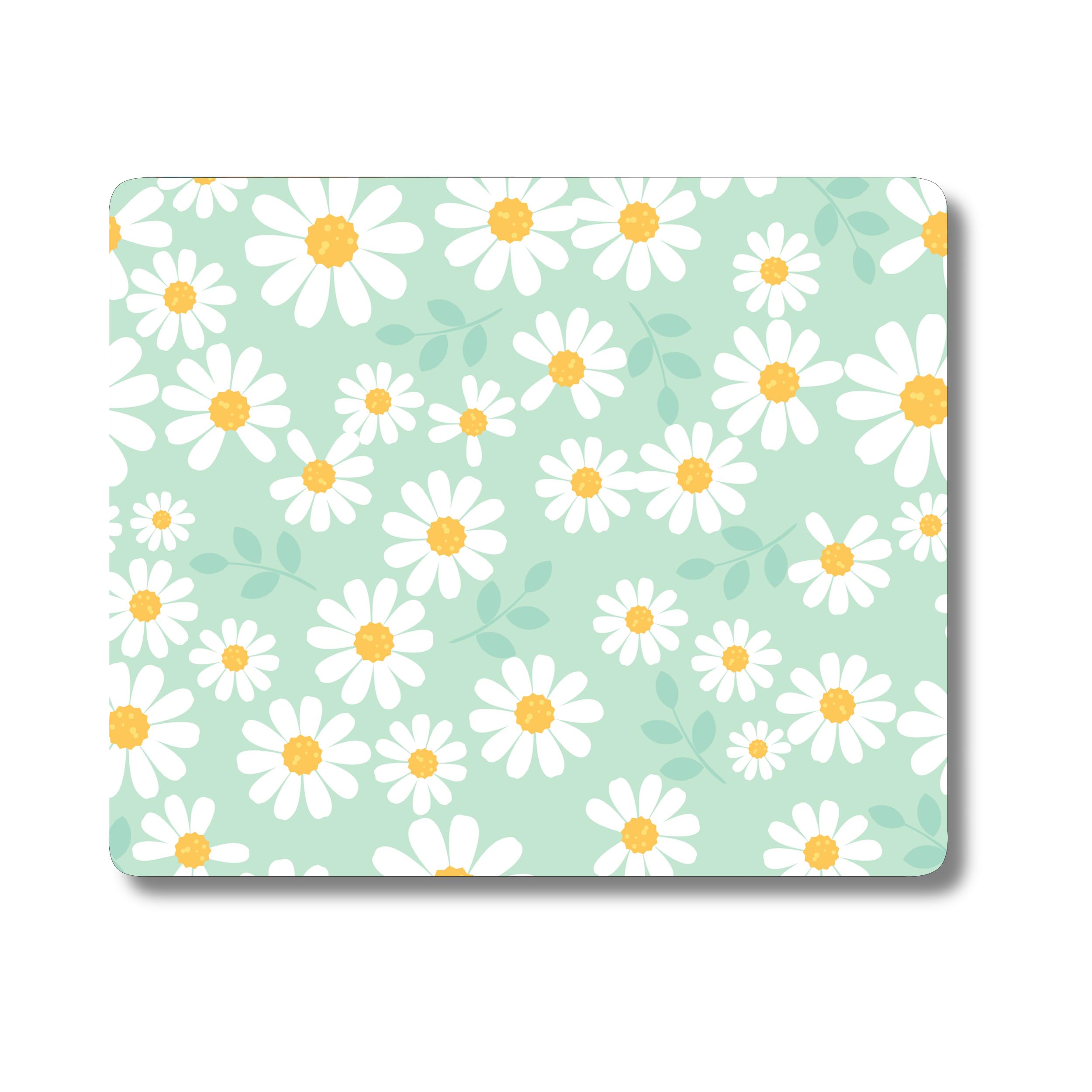 Homyl Illustrated Pattern Flowers Printed Mousepad with Anti-Slip Rubber Base, Anti-Skid, Waterproof, Precision Tracking, Durable, Suitable for Gaming, Computer, Laptop, Home & Office (9 X 7.5 Inches)