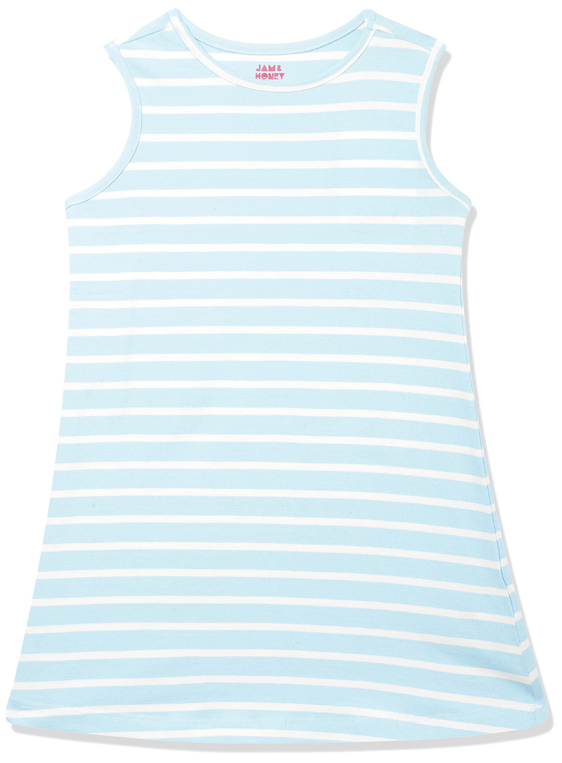 Amazon Brand - Jam & Honey Girl's Cotton Knee-Length Dress