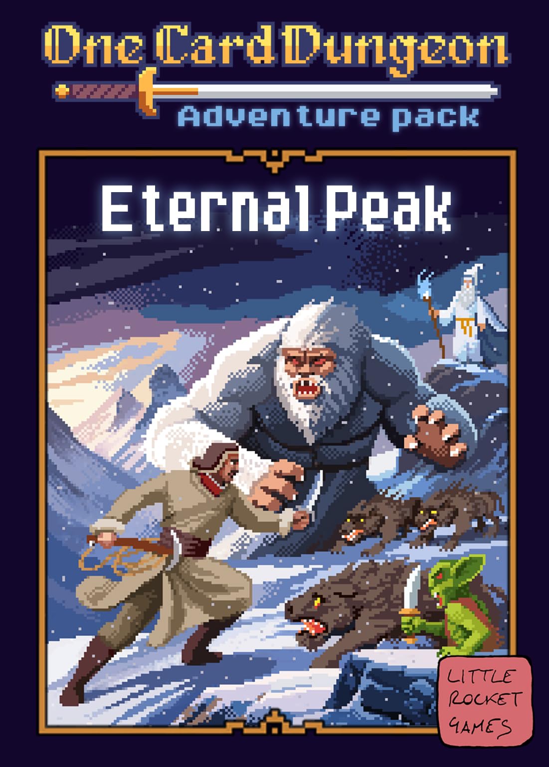 ONE CARD DUNGEON Adventure Pack: ETERNAL PEAK Expansion Board Game