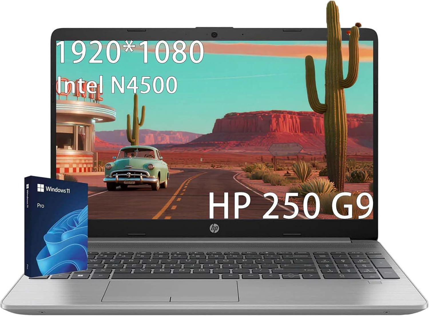HP 250 G9 Business Student Laptop, Back to School Limited Edition, 15.6” FHD Display, Intel Dual Core, up to 2.80 GHz, 32GB RAM, 1TB SSD, Wi-Fi6, Webam, Windows 11 Pro, with Hub