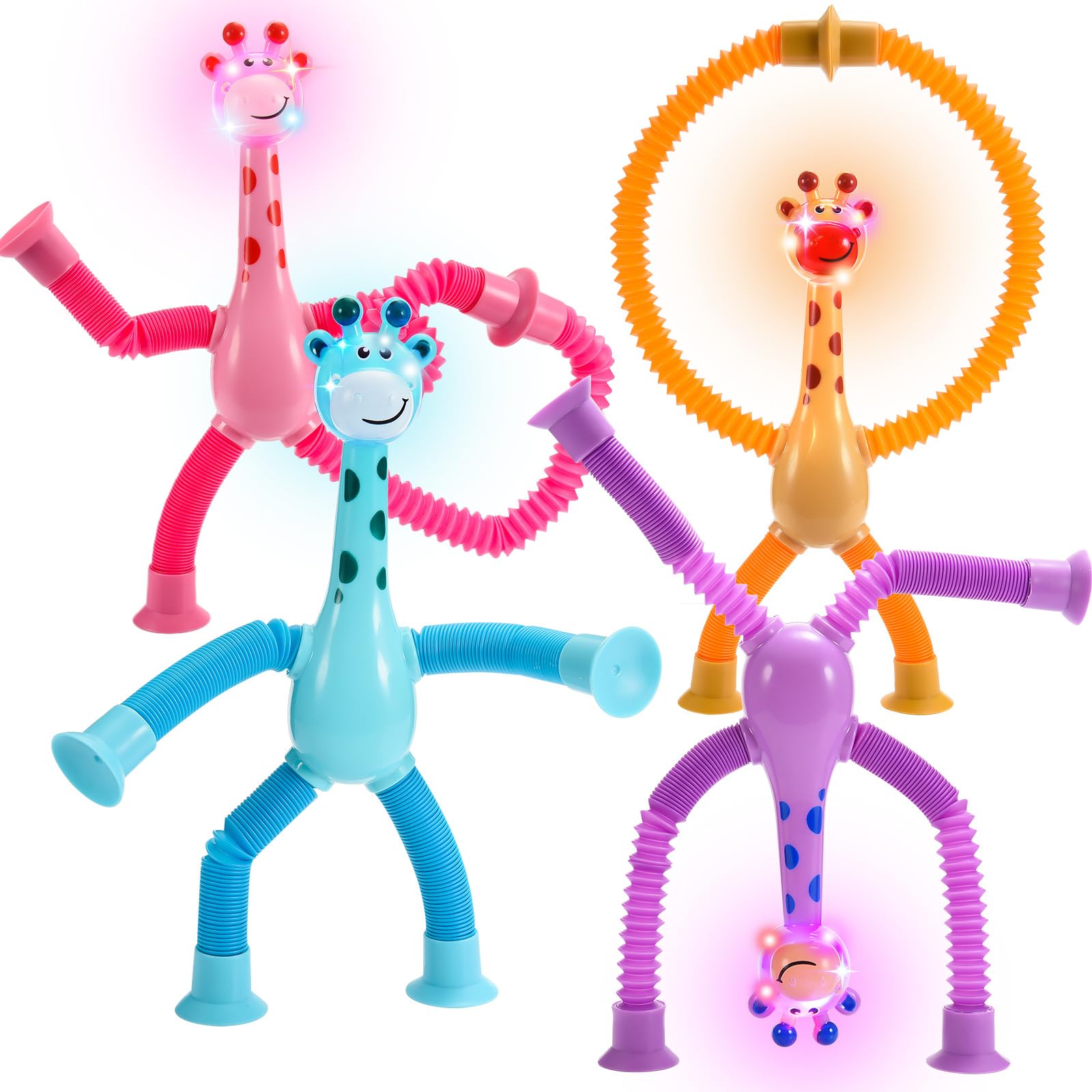Amazon.com: Sensory Fidget Toys for Kids : 4 Pack LED Giraffe