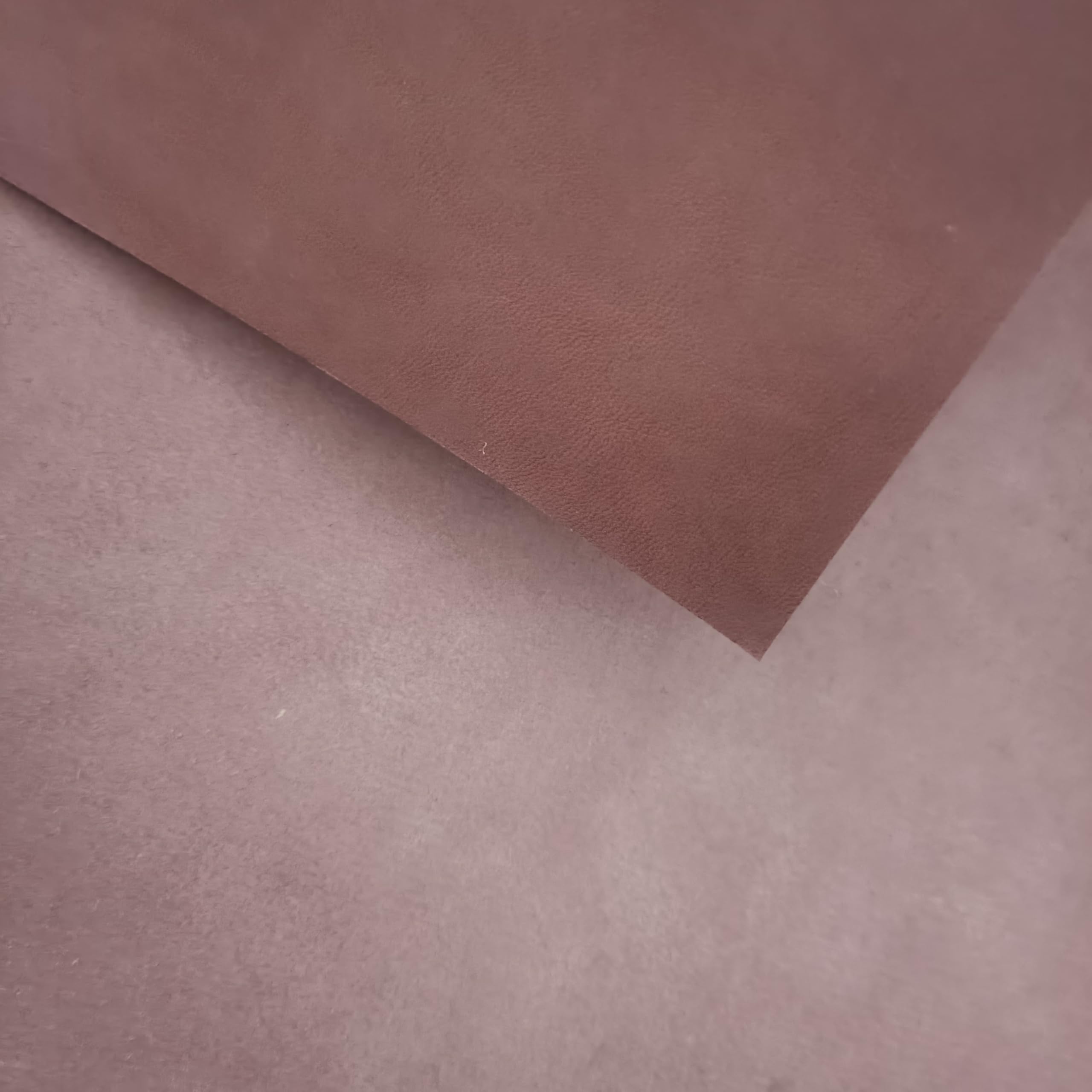 Feuille de cuir pleine fleur, 4 à 5 mm d'épaisseur, marron tanné végétal pour travaux manuels, outillage, fabrication de gaine (marron, 30,5 x 61 cm)