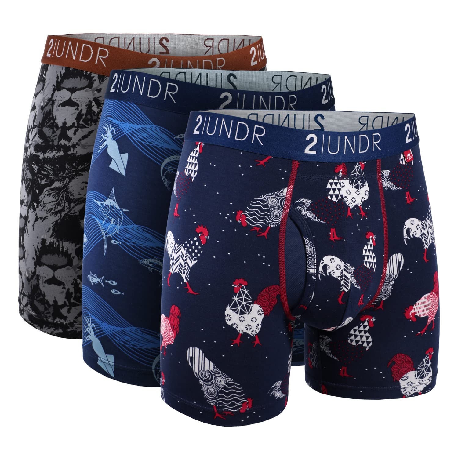 2UNDRSwing Shift Boxer Brief 3 Pack