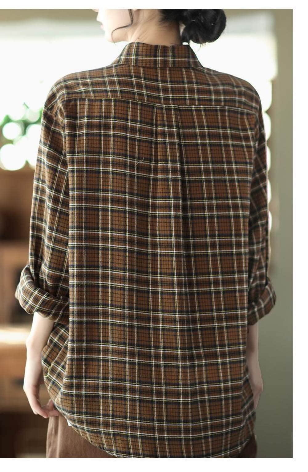Tops Für Damen,Damen-Leinenbluse Mit Tasche, Sommer-Langarmhemden, V-Ausschnitt, Basic-Gitter-Oberteile, Lässige, Elegante Bluse, T-Shirt, Modische, Lockere Bluse, Tunika, Sweatshirt-Oberteile Für F