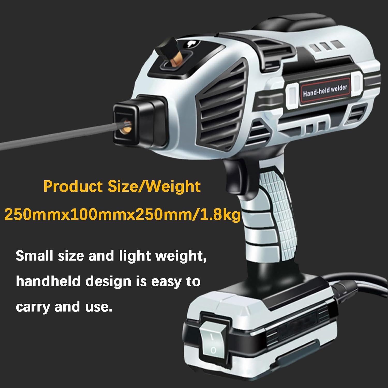 Portable Welder Machine Single Phase AC 110V Small Electric Welding Machine 1.6-3.2mm Welding Rods Welding Sets for Industry Home,Green